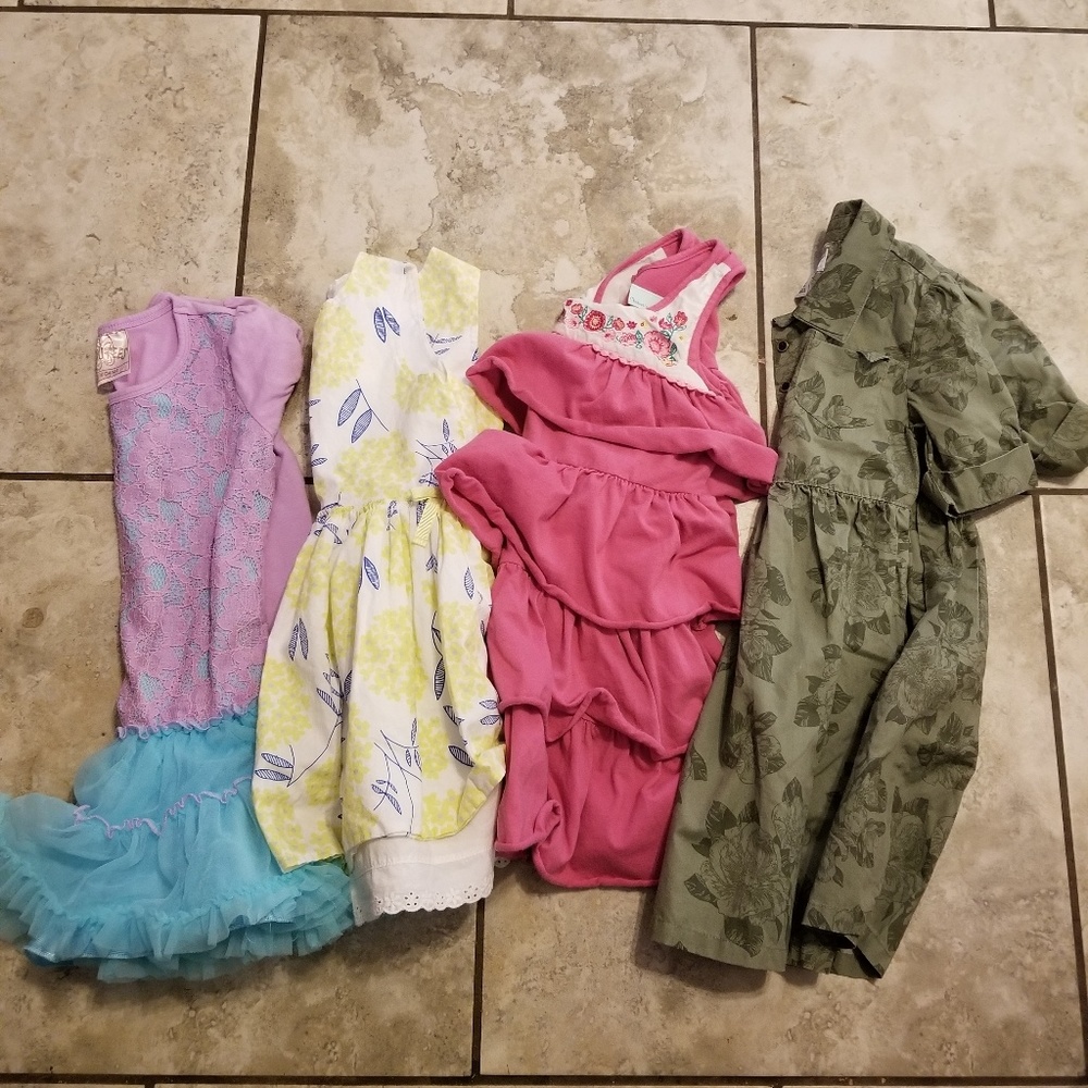 Girl's 4T Bundle of Dresses